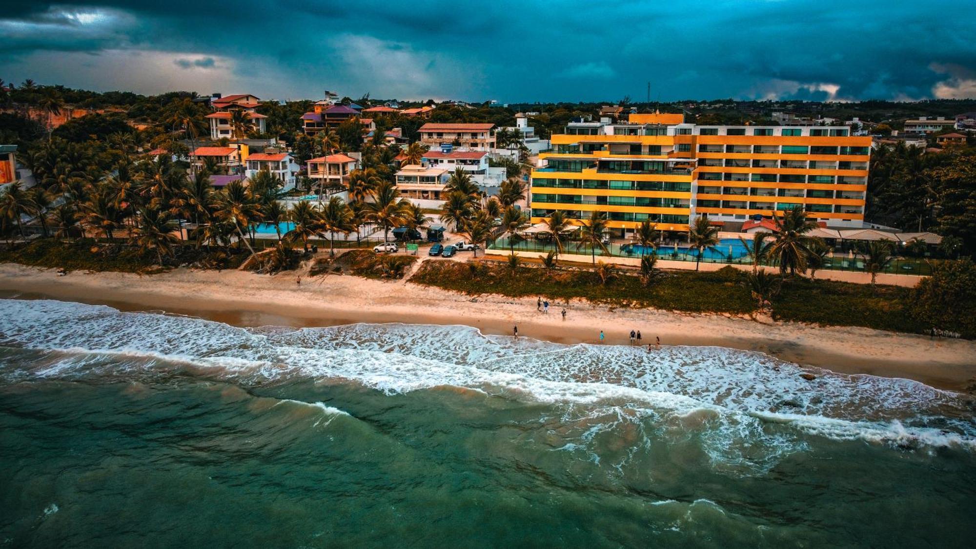 Praia Tabatinga Ap Beira Mar Com Vista Deslumbrante Da Praia Jacumã Exteriör bild