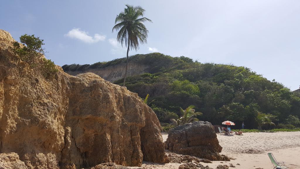 Praia Tabatinga Ap Beira Mar Com Vista Deslumbrante Da Praia Jacumã Exteriör bild