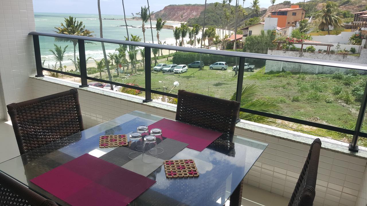 Praia Tabatinga Ap Beira Mar Com Vista Deslumbrante Da Praia Jacumã Exteriör bild