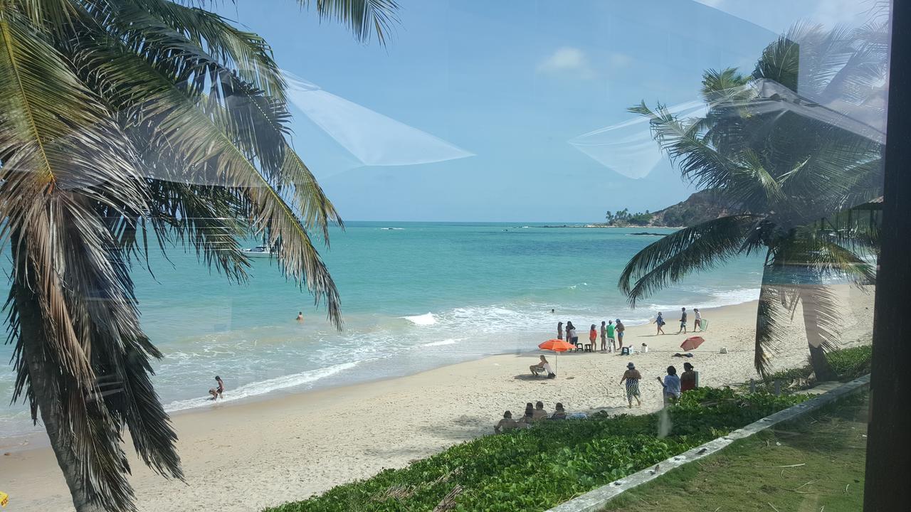 Praia Tabatinga Ap Beira Mar Com Vista Deslumbrante Da Praia Jacumã Exteriör bild