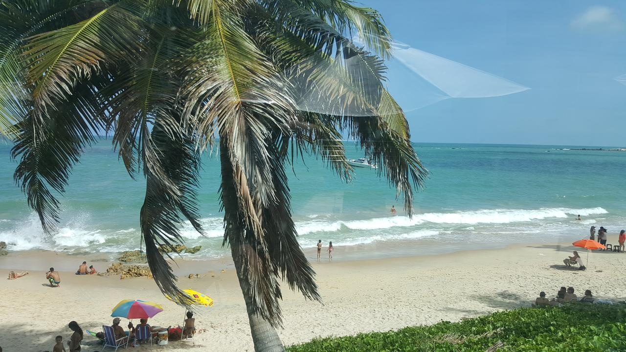 Praia Tabatinga Ap Beira Mar Com Vista Deslumbrante Da Praia Jacumã Exteriör bild