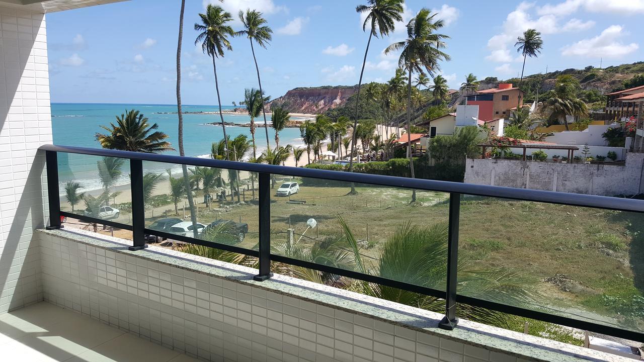 Praia Tabatinga Ap Beira Mar Com Vista Deslumbrante Da Praia Jacumã Exteriör bild